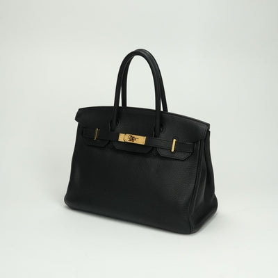 エルメス HERMES バーキン30 バーキン 30 バッグ トートバッグ トリヨンクレマンス ノワール Noir ブラック BLACK 黒 ゴールド金具