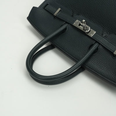 エルメス HERMES バーキン25 バーキン 25 バッグ トートバッグ トゴ ヴェールルソー Vertrousseau グリーン green 緑 シルバー金具 ハンドバッグ