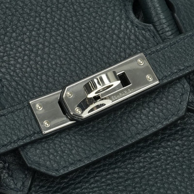 エルメス HERMES バーキン25 バーキン 25 バッグ トートバッグ トゴ ヴェールルソー Vertrousseau グリーン green 緑 シルバー金具 ハンドバッグ