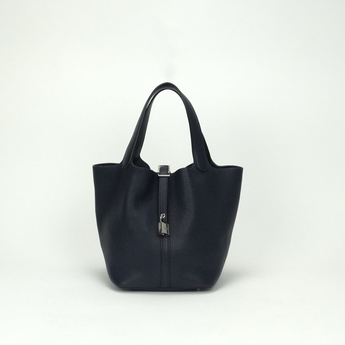 エルメス HERMES ピコタンロックMM ピコタンロック MM ピコタンロック22 バッグ トートバッグ トリヨンクレマンス ブルーニュイ Bluenuit ネイビー Navy 紺 シルバー金具 ハンドバッグ ピコタン22 ピコタンMM