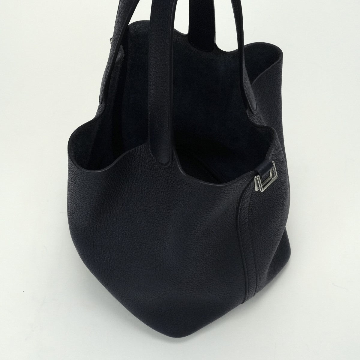 エルメス HERMES ピコタンロックMM ピコタンロック MM ピコタンロック22 バッグ トートバッグ トリヨンクレマンス ブルーニュイ Bluenuit ネイビー Navy 紺 シルバー金具 ハンドバッグ ピコタン22 ピコタンMM