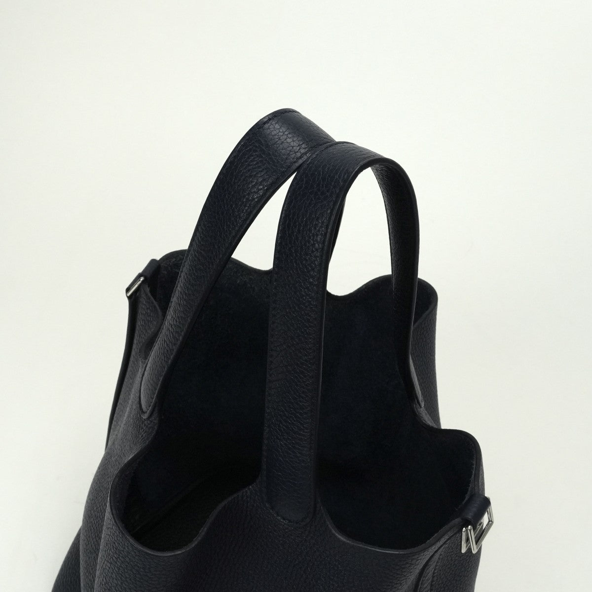 エルメス HERMES ピコタンロックMM ピコタンロック MM ピコタンロック22 バッグ トートバッグ トリヨンクレマンス ブルーニュイ Bluenuit ネイビー Navy 紺 シルバー金具 ハンドバッグ ピコタン22 ピコタンMM