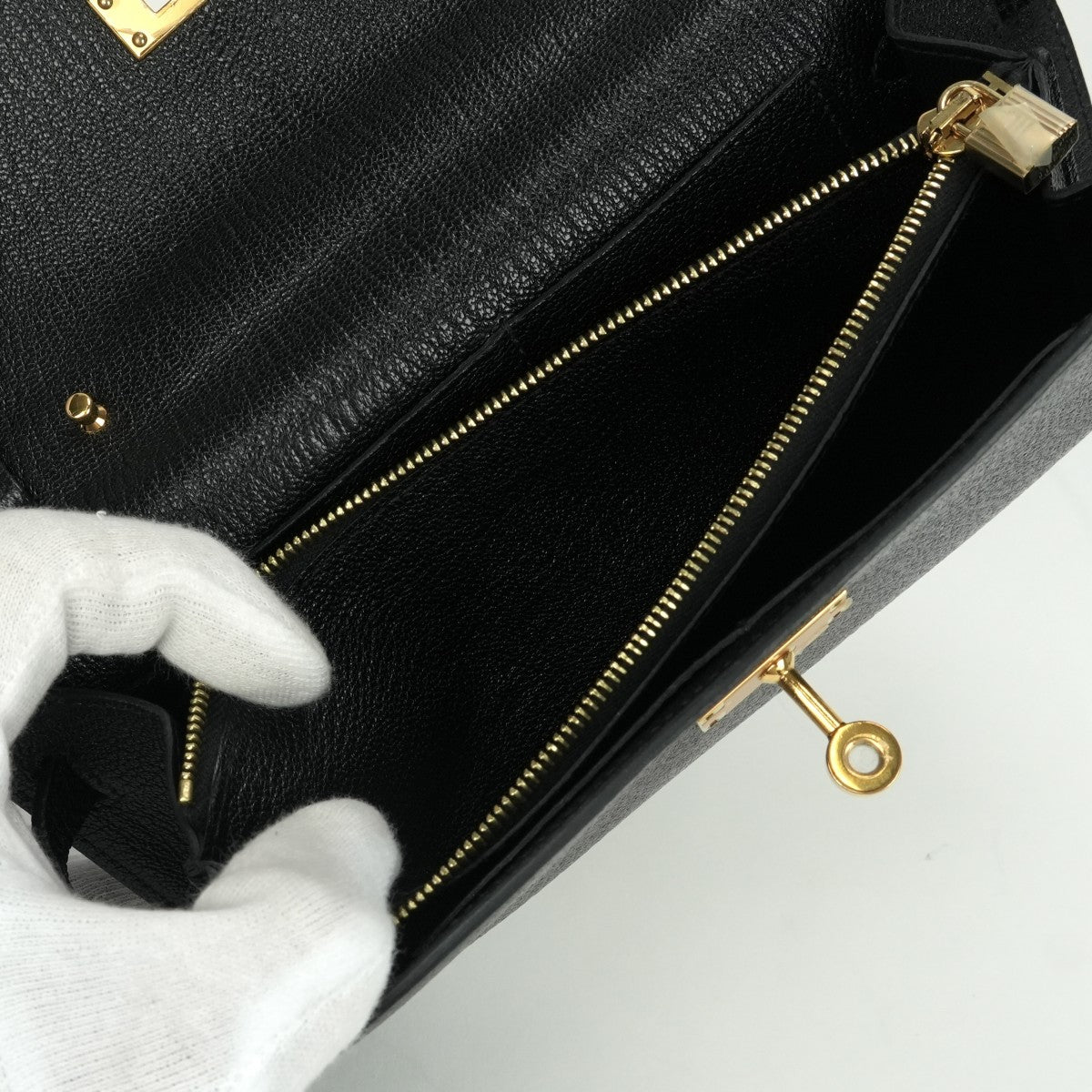エルメス HERMES ケリーウォレットトゥーゴー ケリーウォレット トゥーゴー シェブルミゾル 財布 長財布 ロングウォレット シェーブル ノワール noir ブラック black 黒 ゴールド金具 ショルダーウォレット
