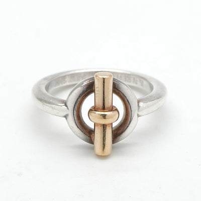 エルメス HERMES エシャペ リング 指輪 Ag925/Au750 シルバー アクセサリー　指輪