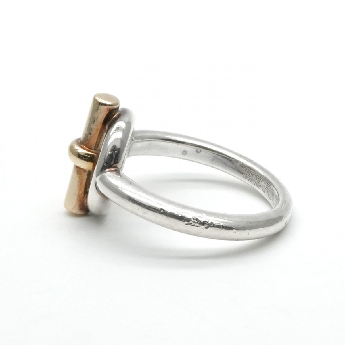 エルメス HERMES エシャペ リング 指輪 Ag925/Au750 シルバー アクセサリー　指輪