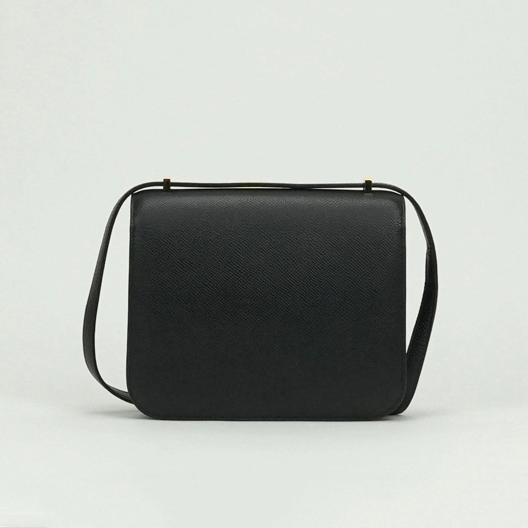 エルメス HERMES コンスタンス3 ミニ18 コンスタンス 3 ミニ18 バッグ ショルダーバッグ エプソン ノワール Noir ブラック Black 黒 ゴールド金具 コンスタンスミニ コンスタンス18 ヴォーエプソン