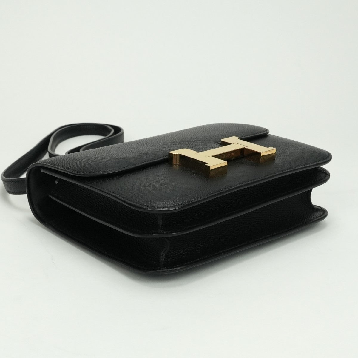 エルメス HERMES コンスタンス3 ミニ18 コンスタンス 3 ミニ18 バッグ ショルダーバッグ エプソン ノワール Noir ブラック Black 黒 ゴールド金具 コンスタンスミニ コンスタンス18 ヴォーエプソン