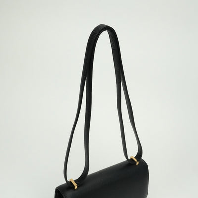 エルメス HERMES コンスタンス3 ミニ18 コンスタンス 3 ミニ18 バッグ ショルダーバッグ エプソン ノワール Noir ブラック Black 黒 ゴールド金具 コンスタンスミニ コンスタンス18 ヴォーエプソン