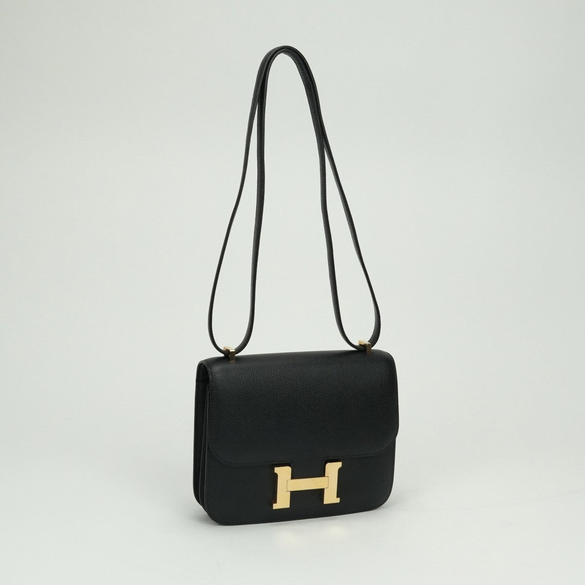 エルメス HERMES コンスタンス3 ミニ18 コンスタンス 3 ミニ18 バッグ ショルダーバッグ エプソン ノワール Noir ブラック Black 黒 ゴールド金具 コンスタンスミニ コンスタンス18 ヴォーエプソン