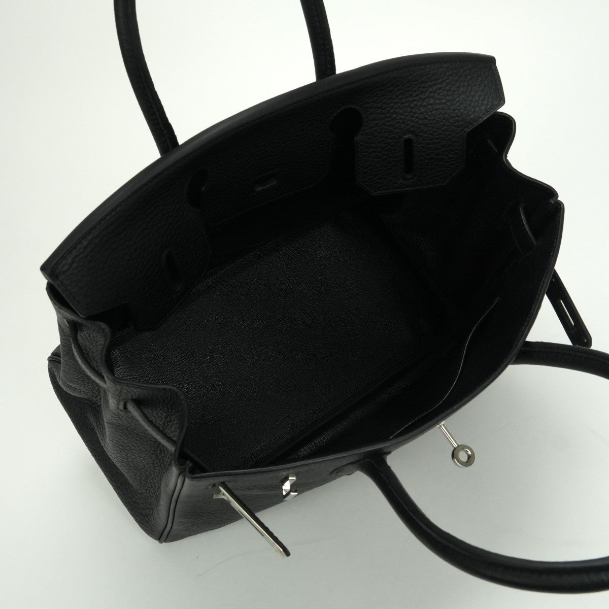 HERMES HERMES Birkin 30 Birkin 30 Tote bag Togo Noir Noir Black Black Silver Metal Fittings Handbag
