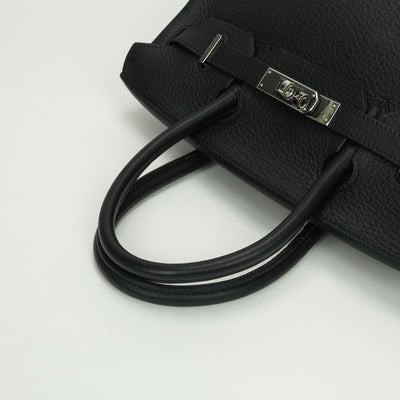 HERMES HERMES Birkin 30 Birkin 30 Tote bag Togo Noir Noir Black Black Silver Metal Fittings Handbag