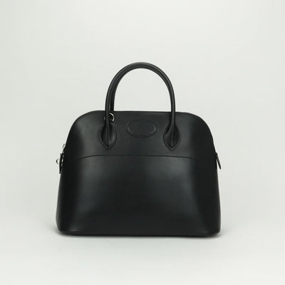 HERMES HERMES Bolide 35 Bolide 35 Bag, Tote Bag, Shoulder Bag, Box Calf, Noir, Black, Black, Silver Fittings, Handbag, 2WAY
