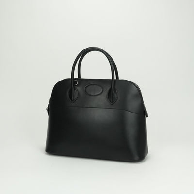HERMES HERMES Bolide 35 Bolide 35 Bag, Tote Bag, Shoulder Bag, Box Calf, Noir, Black, Black, Silver Fittings, Handbag, 2WAY