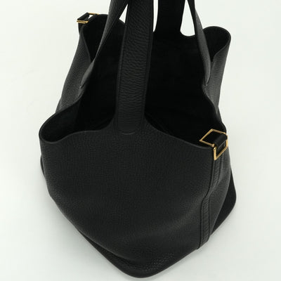 エルメス HERMES ピコタンロックMM ピコタンロック MM ピコタンロック22 バッグ トートバッグ トリヨンクレマンス ノワール ブラック Black 黒 ゴールド金具 ハンドバッグ
