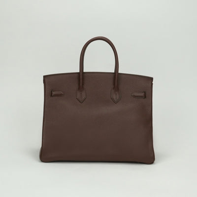 エルメス HERMES バーキン35 バーキン 35 バッグ トートバッグ アルデンヌ ブラウン Brown 茶 ゴールド金具