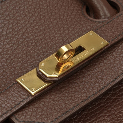 エルメス HERMES バーキン35 バーキン 35 バッグ トートバッグ アルデンヌ ブラウン Brown 茶 ゴールド金具