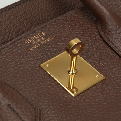 エルメス HERMES バーキン35 バーキン 35 バッグ トートバッグ アルデンヌ ブラウン Brown 茶 ゴールド金具