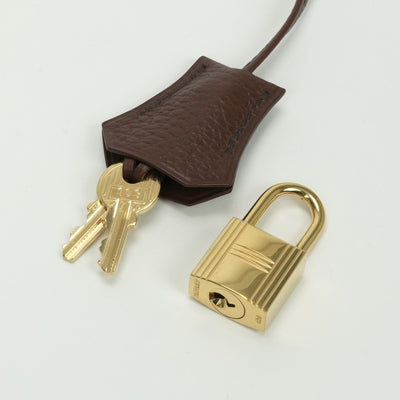 エルメス HERMES バーキン35 バーキン 35 バッグ トートバッグ アルデンヌ ブラウン Brown 茶 ゴールド金具