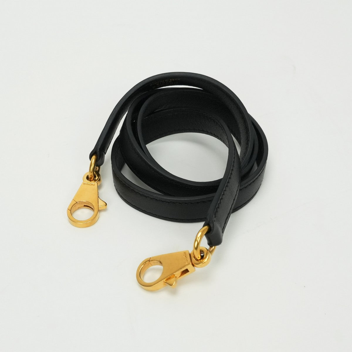 エルメス HERMES ショルダーストラップ ショルダー ストラップ その他 ガリバー ノワール noir ブラック Black 黒 ゴールド金具