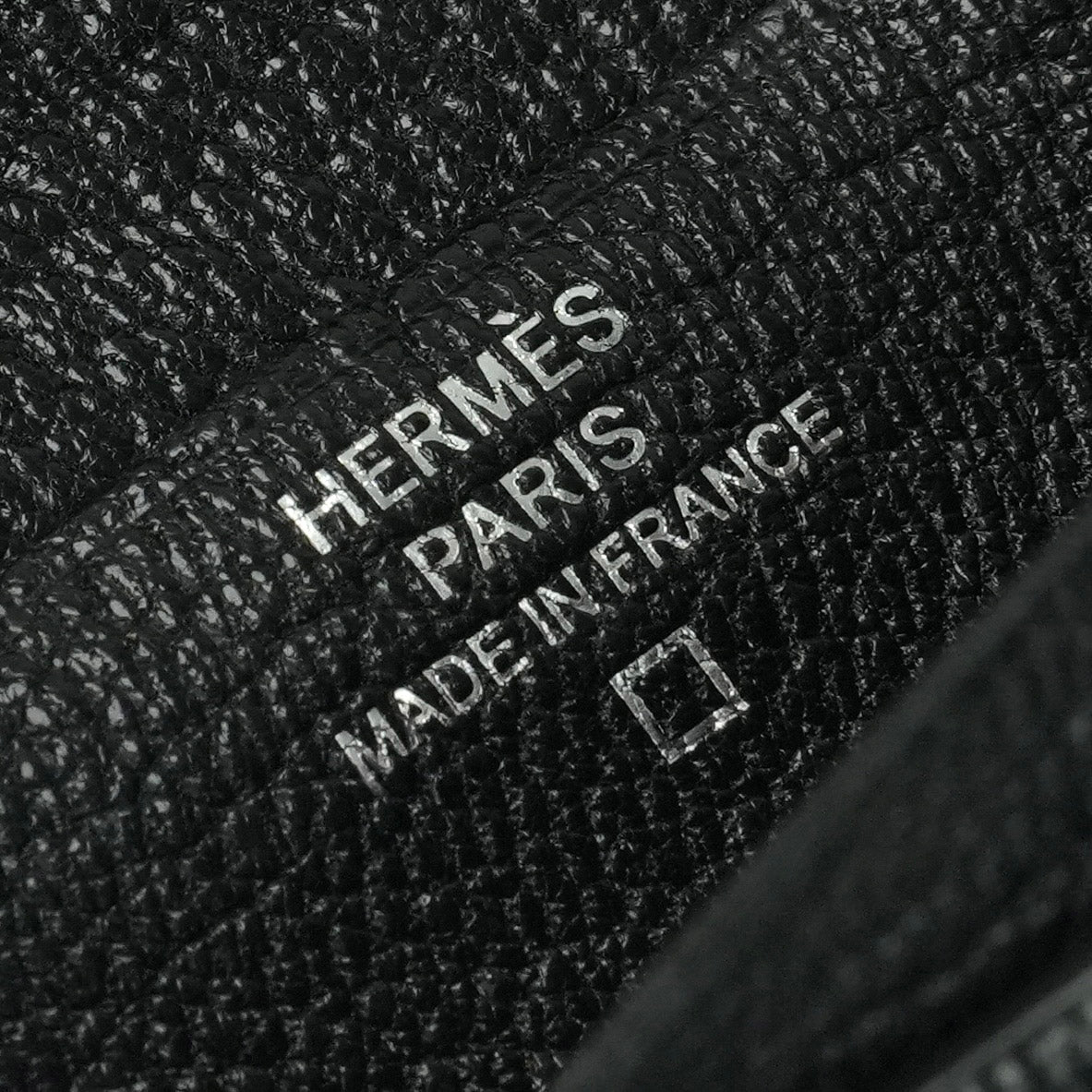 エルメス HERMES ベアンコンパクト ベアン コンパクト 財布 二つ折り財布 ミニ財布 ミニウォレット アリゲーターマット クロコダイル ノワール Noir ブラック Black 黒 シルバー金具 エキゾチック