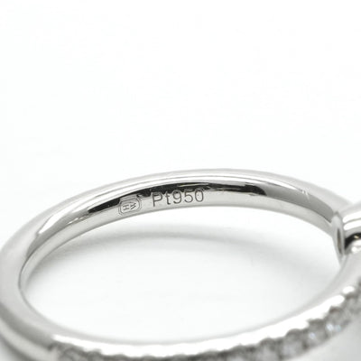 ハリーウィンストン HARRY WINSTON ラウンドカット・マイクロパヴェ・リング ラウンドカットマイクロパヴェリング The One by Harry Winston リング 指輪 Pt950 シルバー 婚約指輪　エンゲージリング　プラチナ　ダイヤモンド