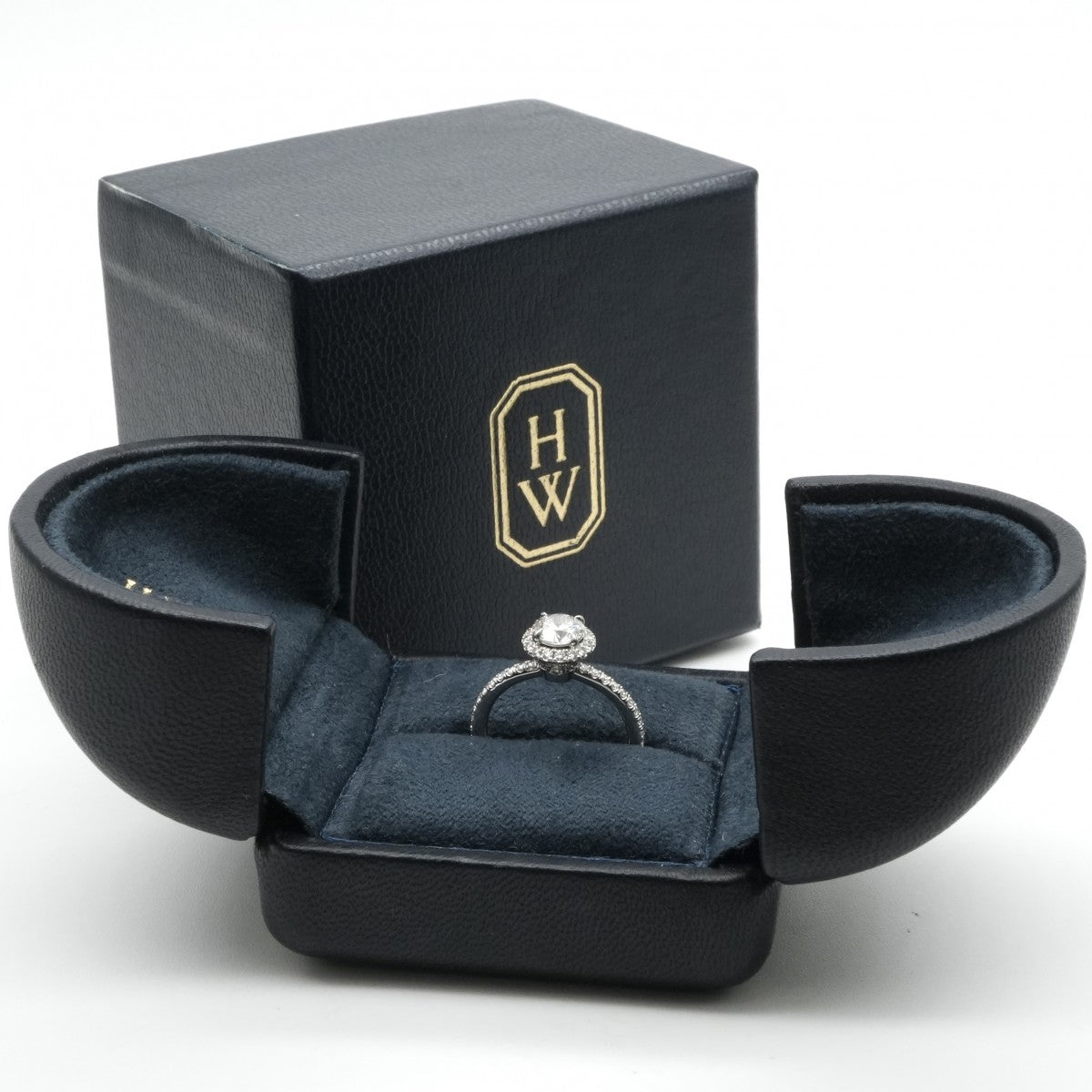 ハリーウィンストン HARRY WINSTON ラウンドカット・マイクロパヴェ・リング ラウンドカットマイクロパヴェリング The One by Harry Winston リング 指輪 Pt950 シルバー 婚約指輪　エンゲージリング　プラチナ　ダイヤモンド