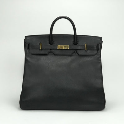 エルメス HERMES オータクロア45 オータクロア 45 バッグ トートバッグ アルデンヌ ノワール Noir ブラック Black 黒 ゴールド金具 ハンドバッグ