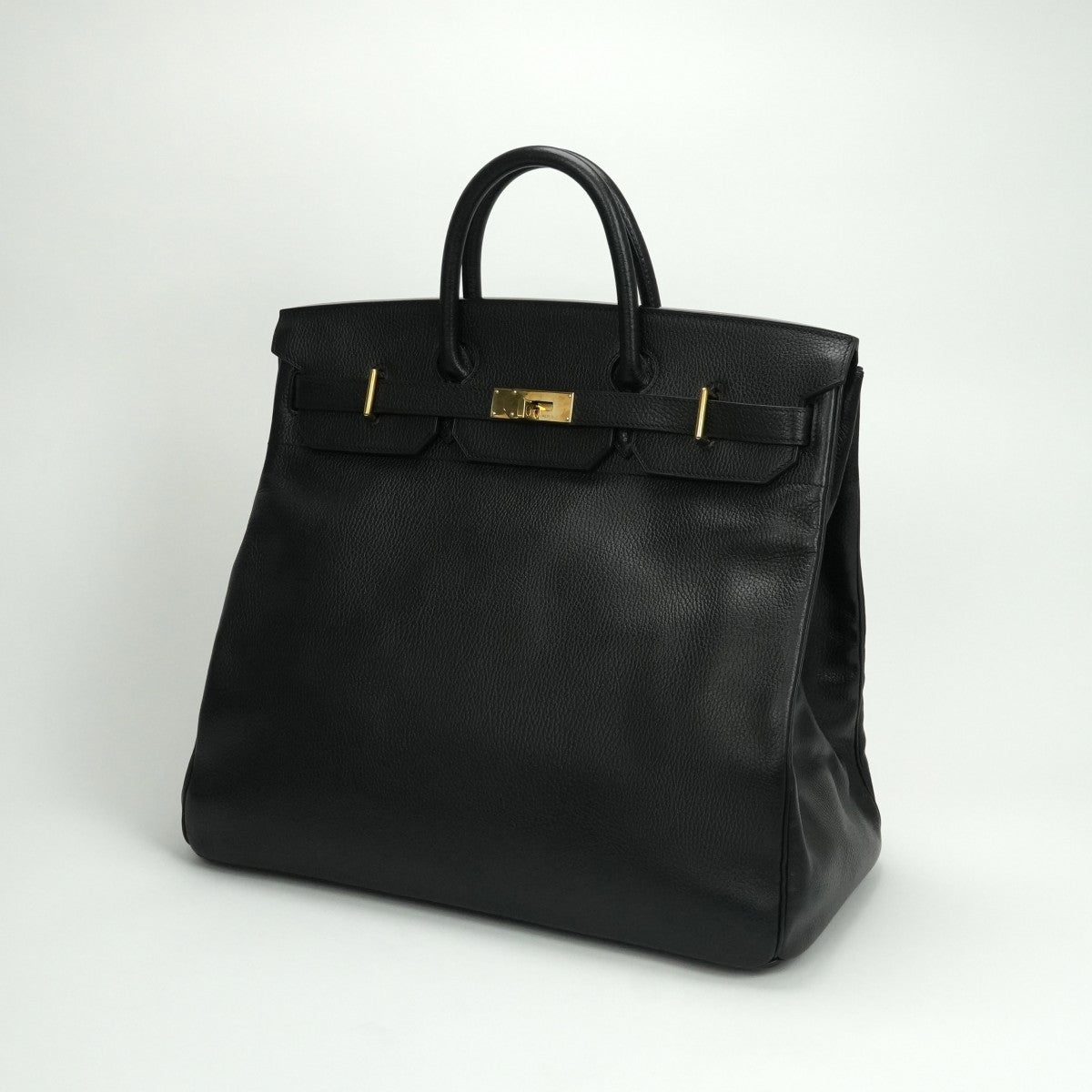 エルメス HERMES オータクロア45 オータクロア 45 バッグ トートバッグ アルデンヌ ノワール Noir ブラック Black 黒 ゴールド金具 ハンドバッグ