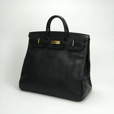 エルメス HERMES オータクロア45 オータクロア 45 バッグ トートバッグ アルデンヌ ノワール Noir ブラック Black 黒 ゴールド金具 ハンドバッグ