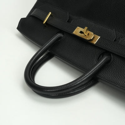 エルメス HERMES オータクロア45 オータクロア 45 バッグ トートバッグ アルデンヌ ノワール Noir ブラック Black 黒 ゴールド金具 ハンドバッグ