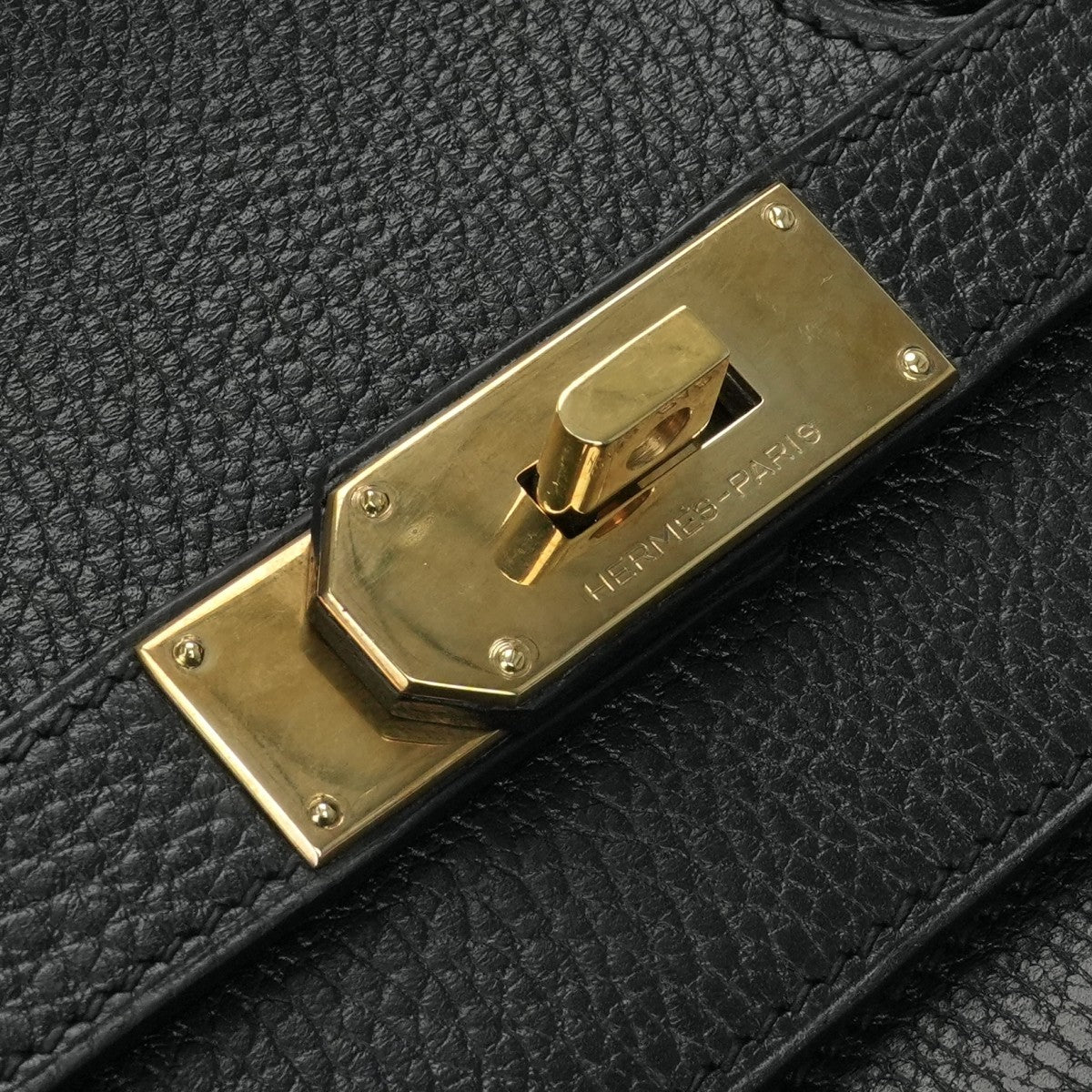 エルメス HERMES オータクロア45 オータクロア 45 バッグ トートバッグ アルデンヌ ノワール Noir ブラック Black 黒 ゴールド金具 ハンドバッグ