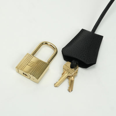 エルメス HERMES オータクロア45 オータクロア 45 バッグ トートバッグ アルデンヌ ノワール Noir ブラック Black 黒 ゴールド金具 ハンドバッグ