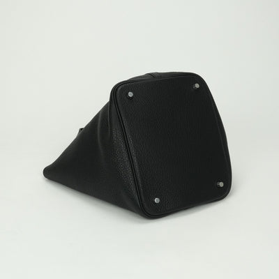 エルメス HERMES ピコタンロックMM ピコタンロック MM ピコタンロック22 バッグ トートバッグ トリヨンクレマンス ノワール Noir ブラック Black 黒 シルバー金具 ハンドバッグ