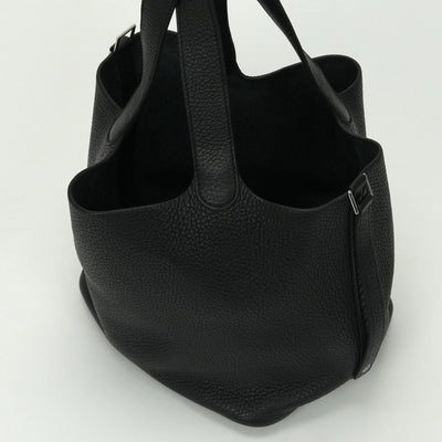 エルメス HERMES ピコタンロックMM ピコタンロック MM ピコタンロック22 バッグ トートバッグ トリヨンクレマンス ノワール Noir ブラック Black 黒 シルバー金具 ハンドバッグ