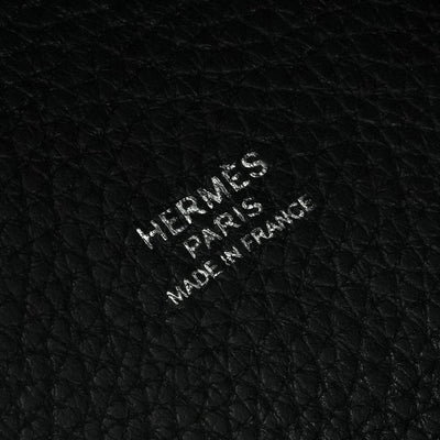 エルメス HERMES ピコタンロックMM ピコタンロック MM ピコタンロック22 バッグ トートバッグ トリヨンクレマンス ノワール Noir ブラック Black 黒 シルバー金具 ハンドバッグ