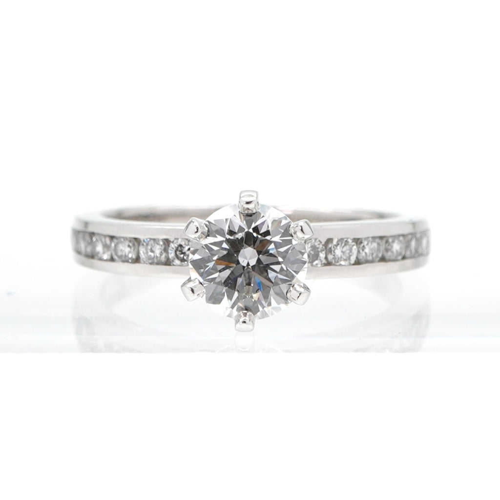 ティファニー TIFFANY&Co. エンゲージメント リング チャネル セット
