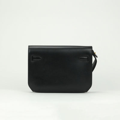 エルメス HERMES ケリーデペッシュ25 ケリー デペッシュ25 バッグ ビジネスバッグ ブリーフケース ボックスカーフ ノワール Noir ブラック Black 黒 ゴールド金具 ハンドバッグ クラッチバッグ セカンドバッグ
