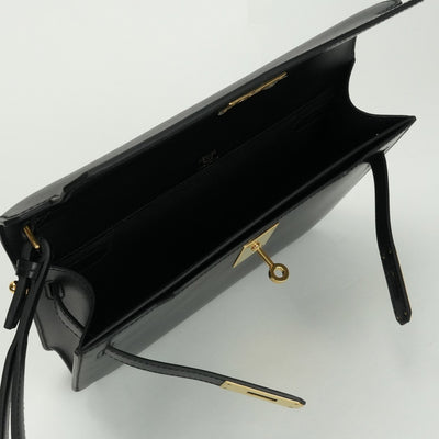 エルメス HERMES ケリーデペッシュ25 ケリー デペッシュ25 バッグ ビジネスバッグ ブリーフケース ボックスカーフ ノワール Noir ブラック Black 黒 ゴールド金具 ハンドバッグ クラッチバッグ セカンドバッグ