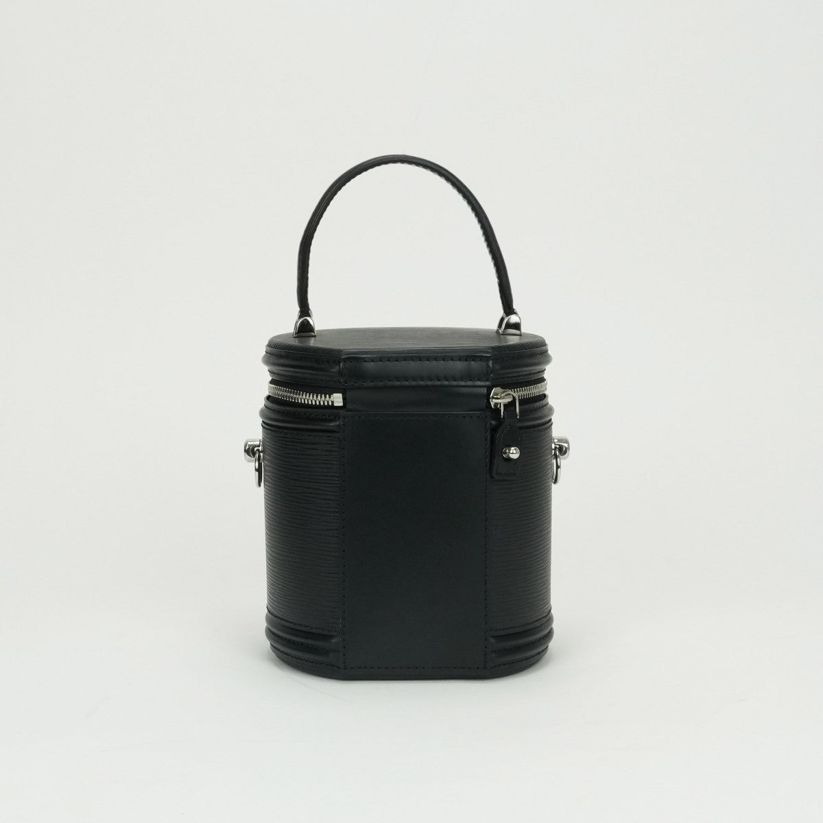 LOUIS VUITTON LOUIS VUITTON Cannes Bag Tote Bag Shoulder Bag Epi Leather Black Black Silver Fittings 2way Handbag Vanity