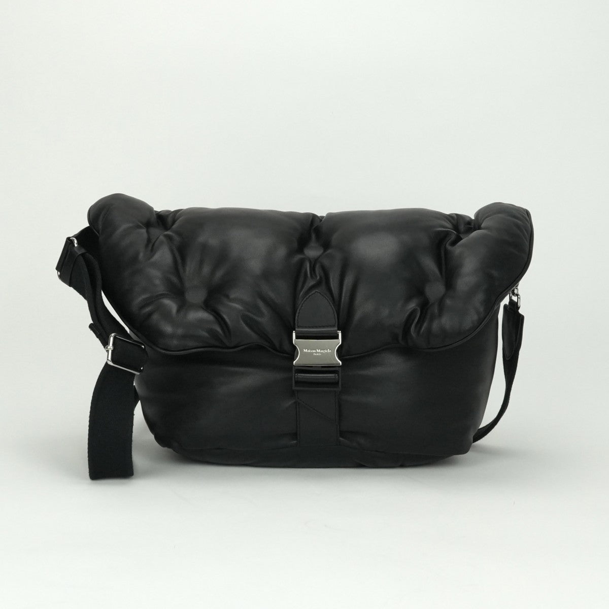 メゾンマルジェラ Maison Margiela グラムスラム バッグ ショルダーバッグ レザー ブラック Black 黒 シルバー金具 マルジェラ マルタンマルジェラ メッセンジャーバッグ