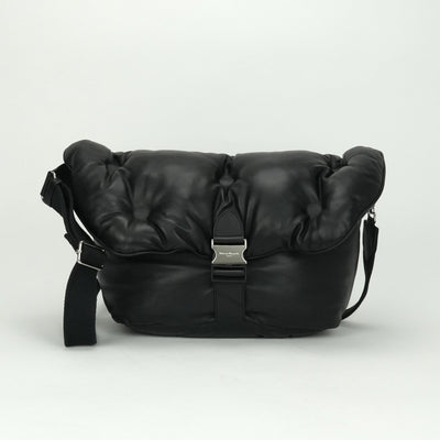 メゾンマルジェラ Maison Margiela グラムスラム バッグ ショルダーバッグ レザー ブラック Black 黒 シルバー金具 マルジェラ マルタンマルジェラ メッセンジャーバッグ