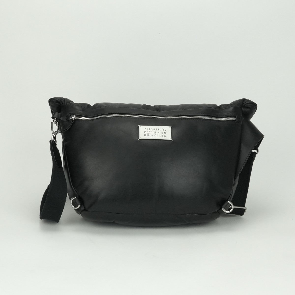 メゾンマルジェラ Maison Margiela グラムスラム バッグ ショルダーバッグ レザー ブラック Black 黒 シルバー金具 マルジェラ マルタンマルジェラ メッセンジャーバッグ