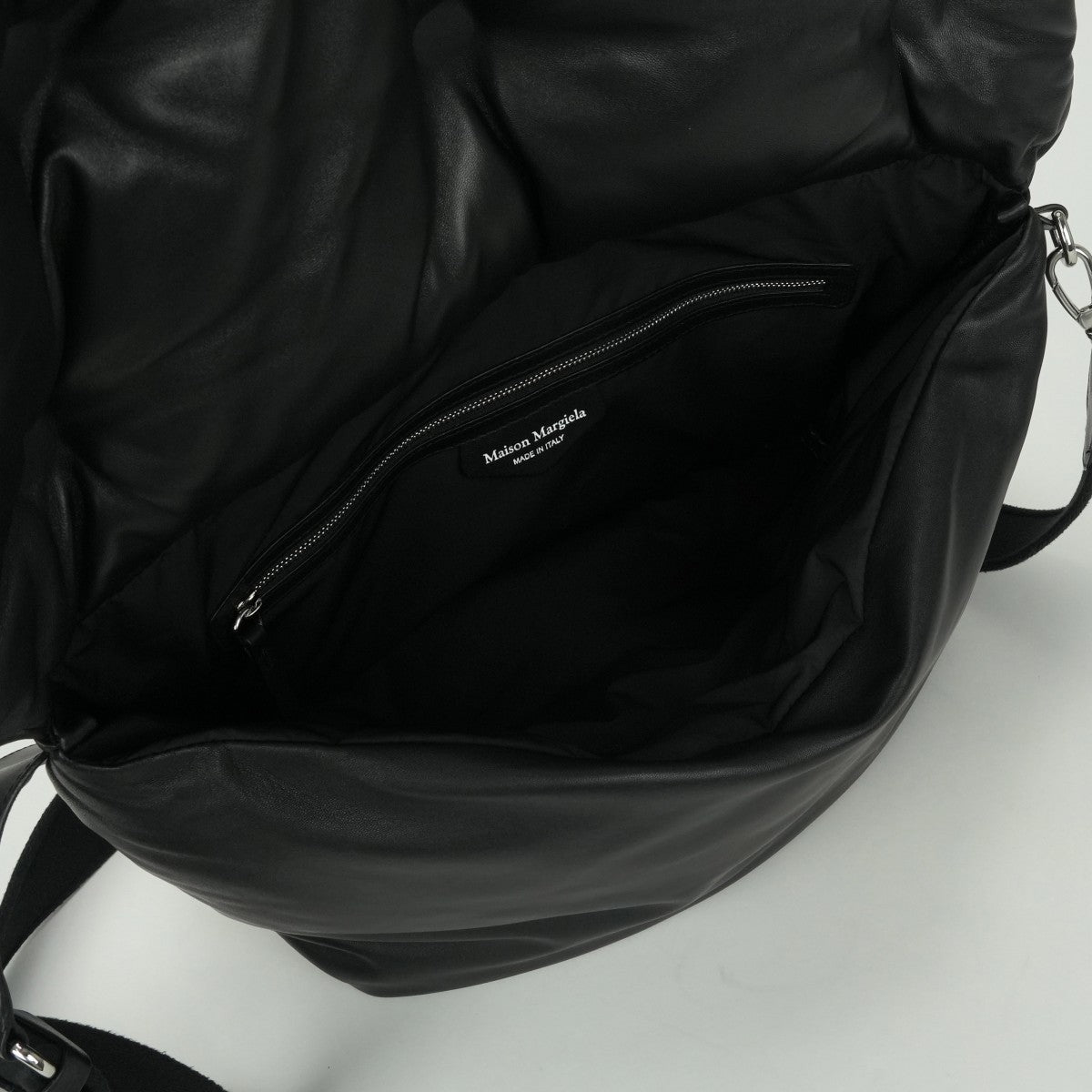 メゾンマルジェラ Maison Margiela グラムスラム バッグ ショルダーバッグ レザー ブラック Black 黒 シルバー金具 マルジェラ マルタンマルジェラ メッセンジャーバッグ