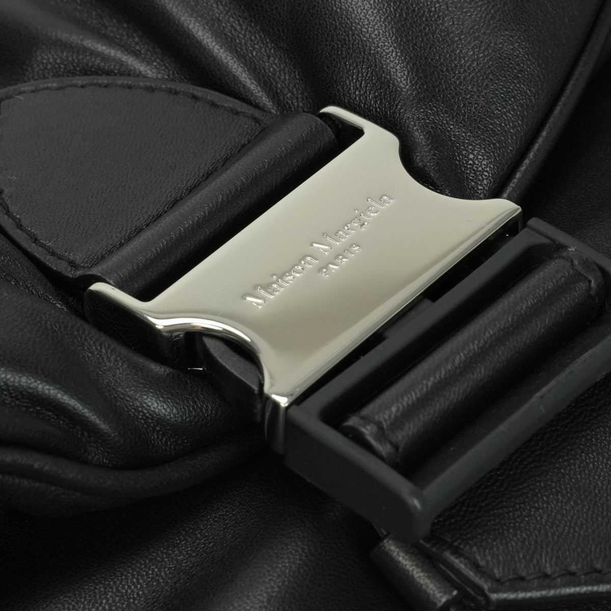 メゾンマルジェラ Maison Margiela グラムスラム バッグ ショルダーバッグ レザー ブラック Black 黒 シルバー金具 マルジェラ マルタンマルジェラ メッセンジャーバッグ