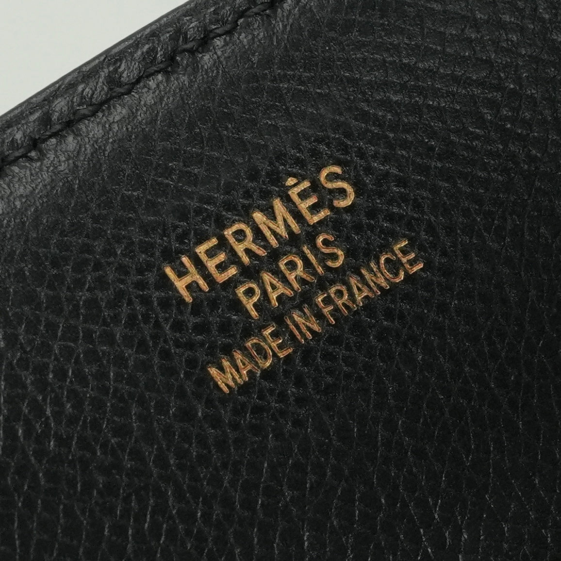 HERMES HERMES White Bass PM White Bass PM Bag Tote Bag Kushbell Noir Noir Black Black Gold Hardware Handbag Business Bag Briefcase Lisé