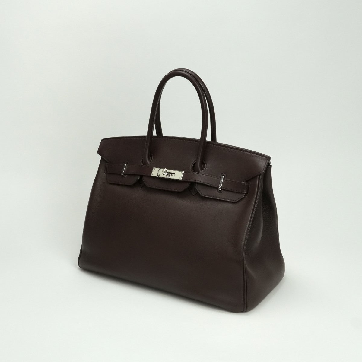 エルメス HERMES バーキン35 バーキン 35 バッグ トートバッグ ガリバー ブラウン brown 茶 シルバー金具 ハンドバッグ ヴオーガリバー ヴォースイフト