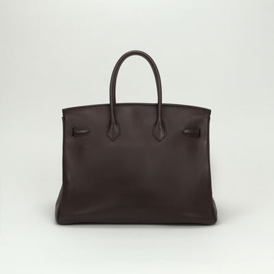 エルメス HERMES バーキン35 バーキン 35 バッグ トートバッグ ガリバー ブラウン brown 茶 シルバー金具 ハンドバッグ ヴオーガリバー ヴォースイフト