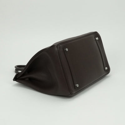 エルメス HERMES バーキン35 バーキン 35 バッグ トートバッグ ガリバー ブラウン brown 茶 シルバー金具 ハンドバッグ ヴオーガリバー ヴォースイフト