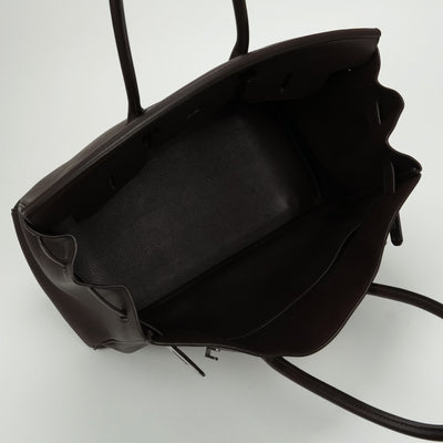 エルメス HERMES バーキン35 バーキン 35 バッグ トートバッグ ガリバー ブラウン brown 茶 シルバー金具 ハンドバッグ ヴオーガリバー ヴォースイフト