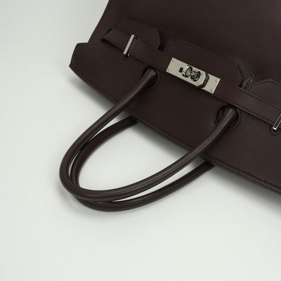 エルメス HERMES バーキン35 バーキン 35 バッグ トートバッグ ガリバー ブラウン brown 茶 シルバー金具 ハンドバッグ ヴオーガリバー ヴォースイフト